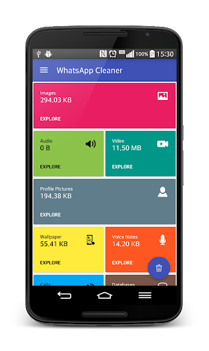 Cleaner for WhatsApp - عکس برنامه موبایلی اندروید
