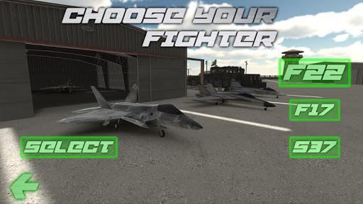 Flight Simulator - F22 Fighter - Gameplay image of android game