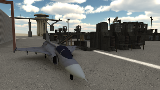 Flight Simulator - F22 Fighter - Gameplay image of android game