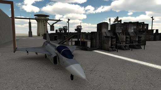 Flight Simulator - F22 Fighter - Gameplay image of android game