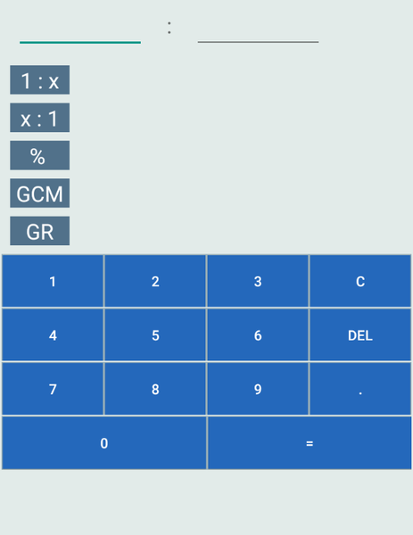 Ratio Calculator - عکس برنامه موبایلی اندروید