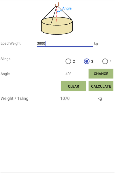 Weight and Sling - عکس برنامه موبایلی اندروید