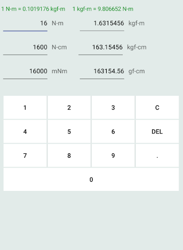 Torque Unit Converter - عکس برنامه موبایلی اندروید