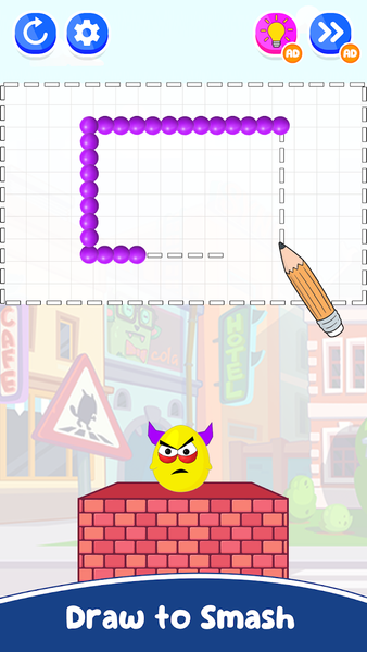 Draw to Hit: Logic Puzzles - Gameplay image of android game