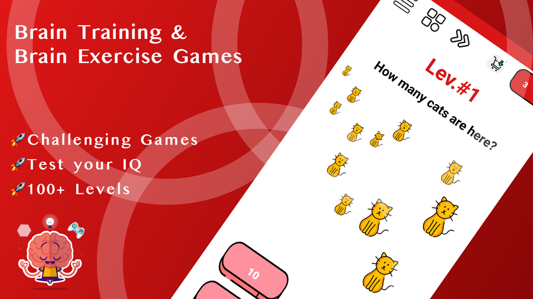 Brain games | Brain exercise g - عکس بازی موبایلی اندروید