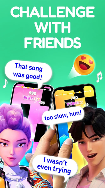 Piano Game 67: Rush Music Song - Gameplay image of android game