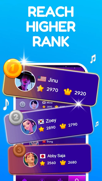 Piano Game 67: Rush Music Song - Gameplay image of android game