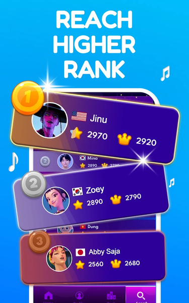 Piano Game 67: Rush Music Song - Gameplay image of android game
