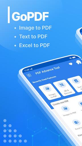 GoPDF - PDF Editor PDF Converter & PDF Maker - عکس برنامه موبایلی اندروید