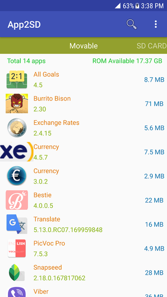 App2SD - Move app to sd card - Image screenshot of android app