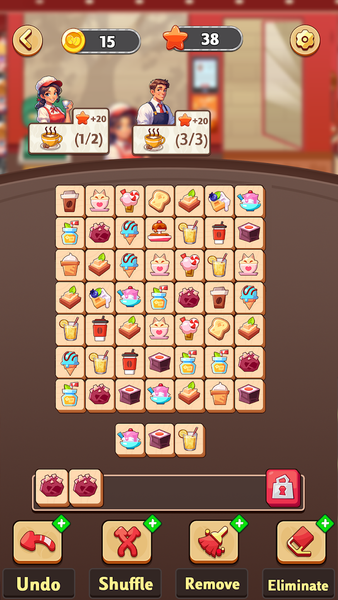 Breeze Cafe:Tile Puzzle - عکس بازی موبایلی اندروید