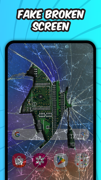 Broken Screen Prank - عکس برنامه موبایلی اندروید