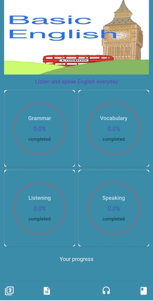 Basics (Elementary English) - عکس برنامه موبایلی اندروید