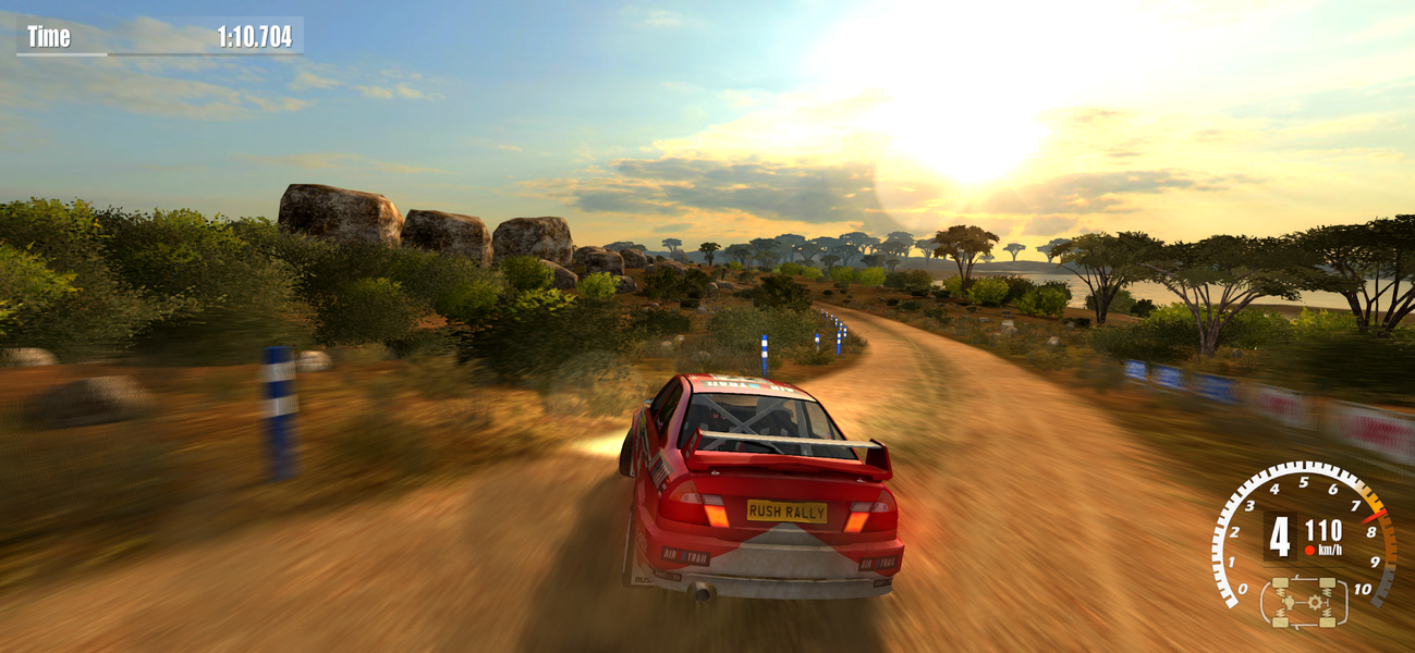 Rush Rally 3 Demo - Gameplay image of android game