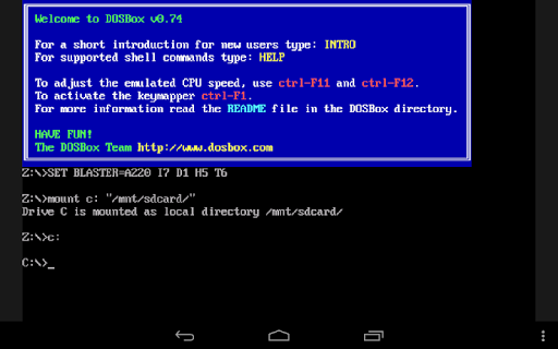 Magic Dosbox Lite - Image screenshot of android app