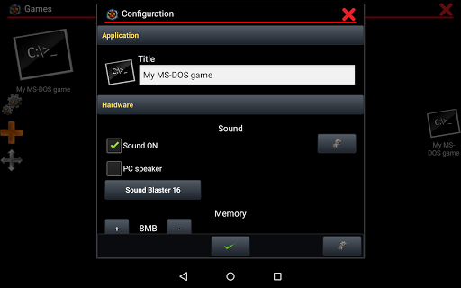 Magic Dosbox Lite - Image screenshot of android app