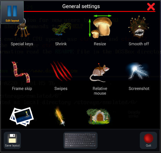 Magic Dosbox Lite - Image screenshot of android app