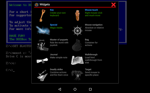 Magic Dosbox Lite - Image screenshot of android app