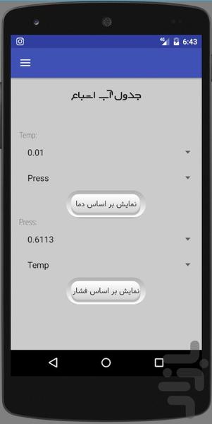 Thermochart - Image screenshot of android app