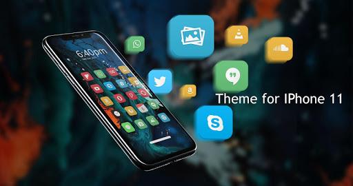 IPHONE 15 Pro Theme & Launcher - Image screenshot of android app