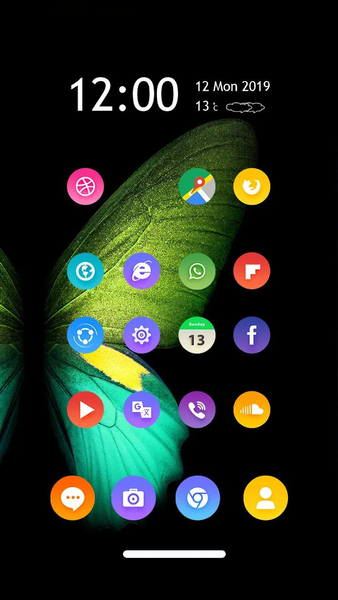 Theme for Samsung Galaxy Fold / Galaxy Fold - عکس برنامه موبایلی اندروید