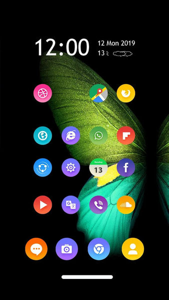 Theme for Samsung Galaxy Fold / Galaxy Fold - عکس برنامه موبایلی اندروید