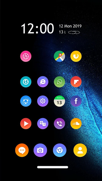 Theme for Samsung Galaxy Fold / Galaxy Fold - عکس برنامه موبایلی اندروید