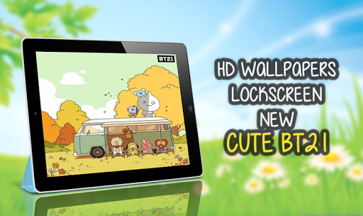 New BT21 Wallpapers Lockscreen Full HD - Image screenshot of android app