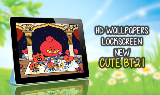 New BT21 Wallpapers Lockscreen Full HD - Image screenshot of android app