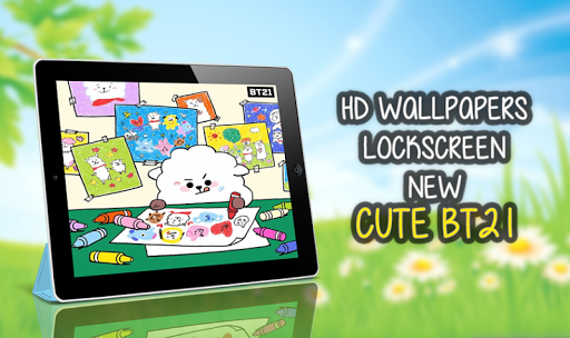 New BT21 Wallpapers Lockscreen Full HD - Image screenshot of android app