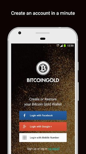 Bitcoin Gold Wallet by Freewallet - Image screenshot of android app