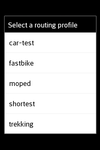 BRouter Offline Navigation - Image screenshot of android app