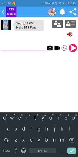 Fandom BTS - Chat - Games - Vi - عکس برنامه موبایلی اندروید