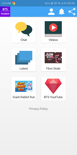 Fandom BTS - Chat - Games - Vi - Image screenshot of android app