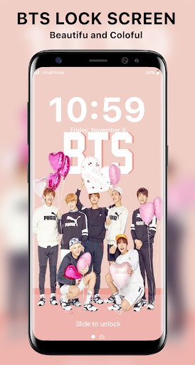 BTS keypad lock screen - BTS wallpaper - عکس برنامه موبایلی اندروید