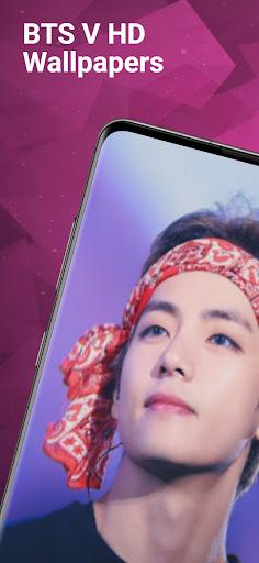 BTS V Wallpaper - عکس برنامه موبایلی اندروید