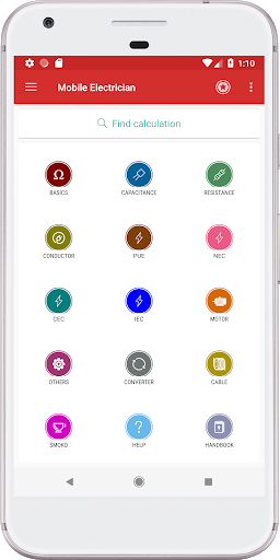 Mobile electrician - عکس برنامه موبایلی اندروید