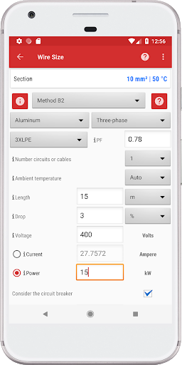 Mobile electrician - Image screenshot of android app