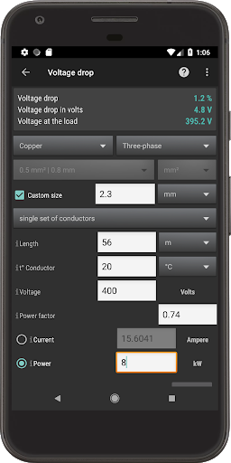 Mobile electrician - Image screenshot of android app