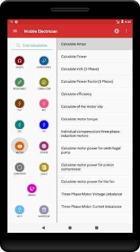 Mobile electrician - Image screenshot of android app