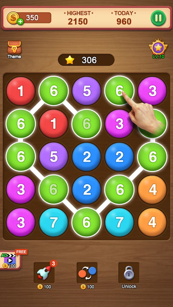 Number Puzzle - bubble match - عکس بازی موبایلی اندروید