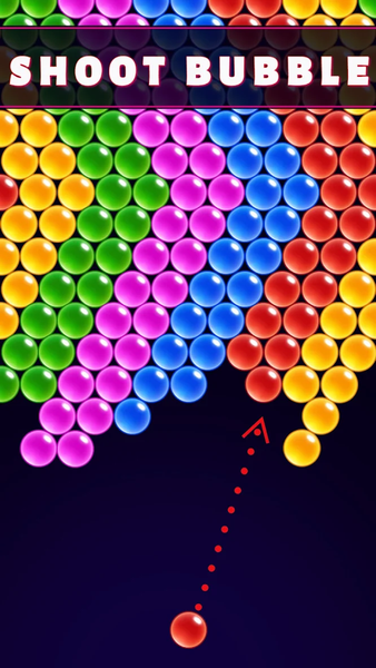 Bubble Shooter: Ball Game - Gameplay image of android game