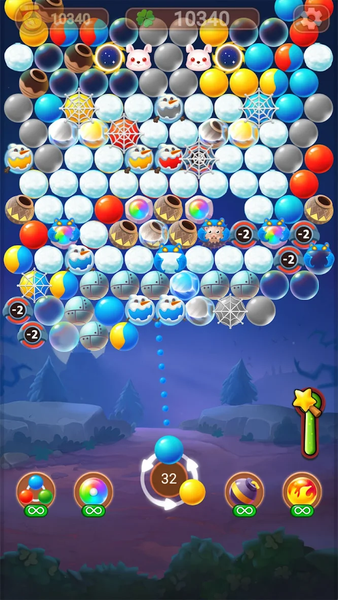 Bubble Shooter: Bubble Ball - Gameplay image of android game