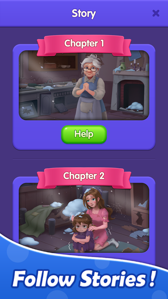 Bubble Shooter Story - Gameplay image of android game