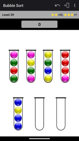 Bubble Sort - Gameplay image of android game