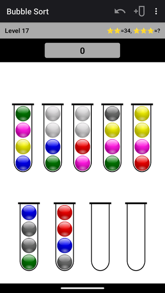 Bubble Sort - Gameplay image of android game