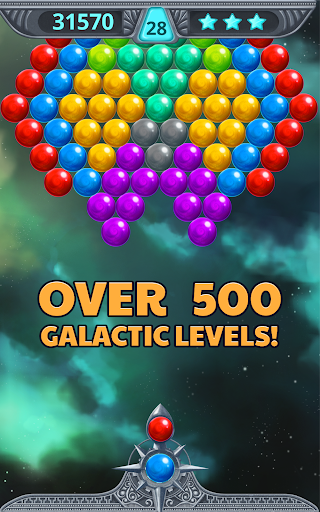 Bubble Shooter Space - Gameplay image of android game