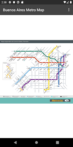Buenos Aires Metro App - Image screenshot of android app
