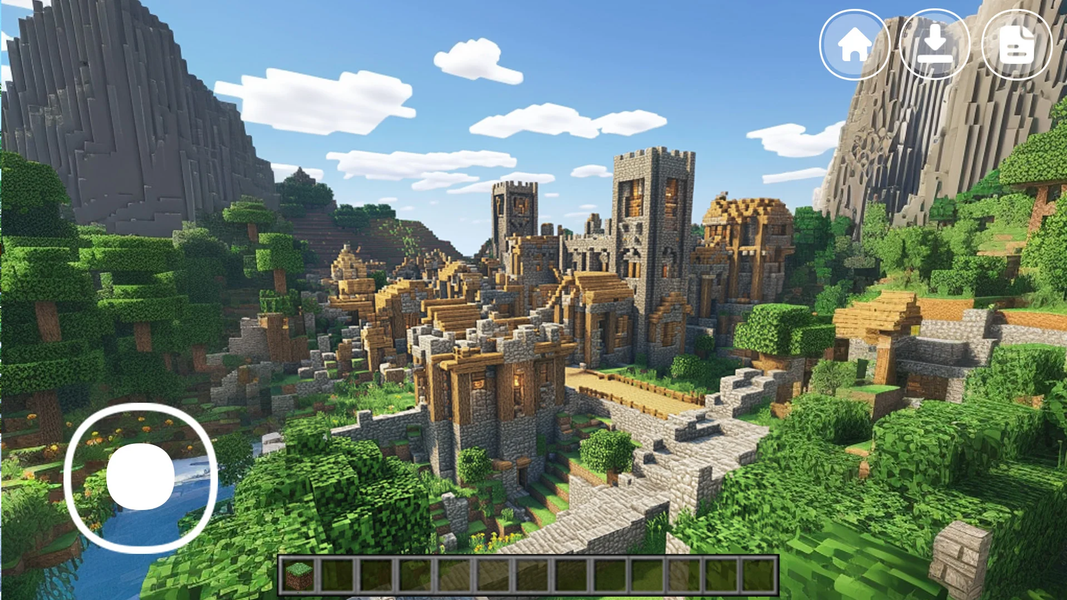 Build and craft games sandbox - Gameplay image of android game