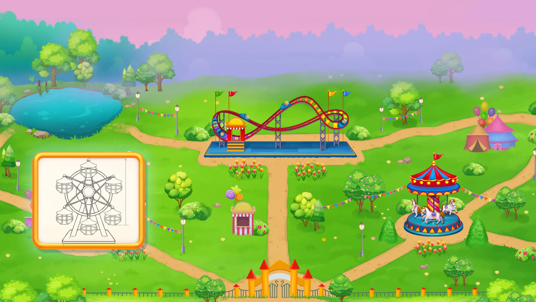 Build a Luna Park — Kids Games - Gameplay image of android game